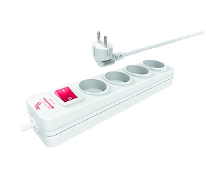 پریز سیار 4 خروجی کلید و کابل 1.8 متری مدل 204 آناده 16 آمپر پیشرانه